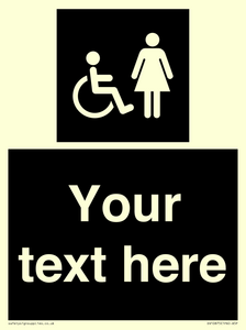 Custom information: black panel disabled and female